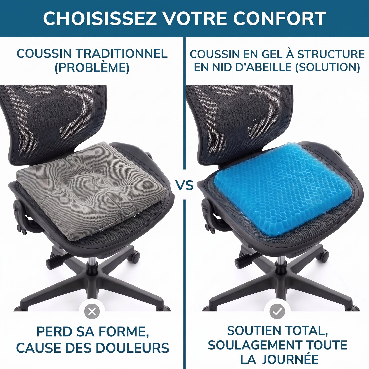 Coussin en Gel Reliva