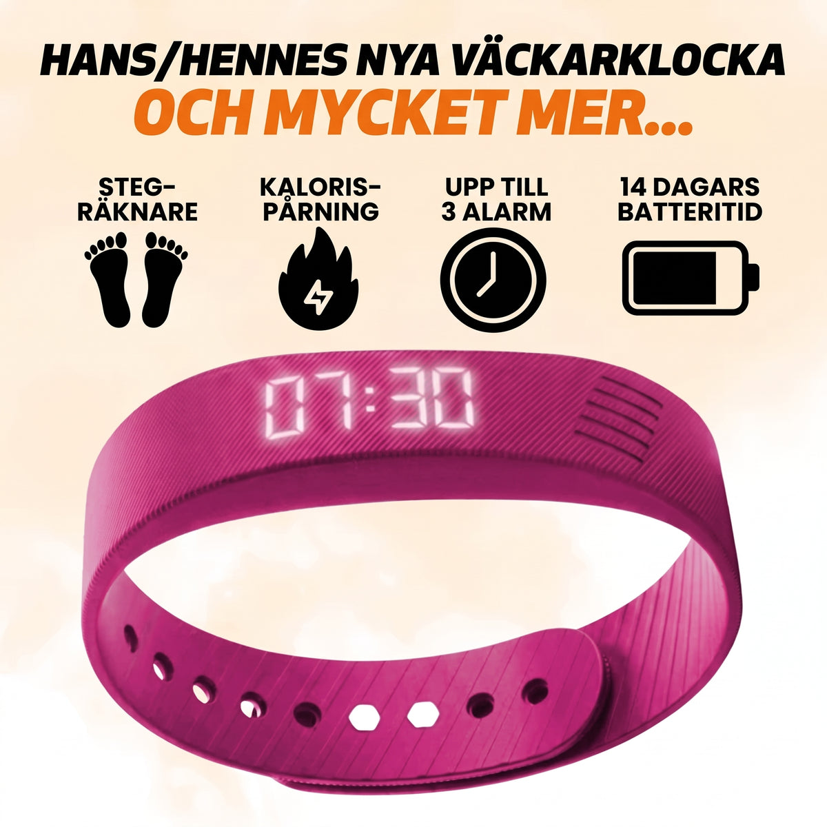 RELIVA™ - Den vibrerande väckarklockan för barn